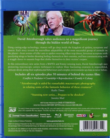 Micro Monsters with David Attenborough 3D [Blu-Ray 3D]+[Blu-Ray]