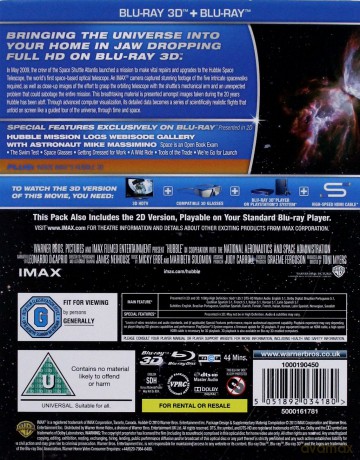 IMAX: Hubble [Blu-Ray 3D]+[Blu-Ray]