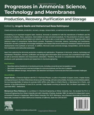 Progresses in Ammonia: Science, Technology and Membranes: Production, Recovery, Purification and Storage - Angelo Basile [KSIĄŻKA]