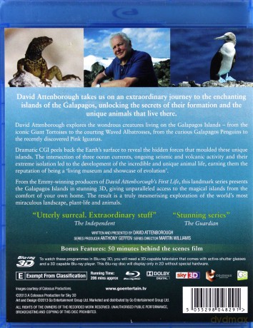 Galapagos 3D with David Attenborough [Blu-Ray 3D]