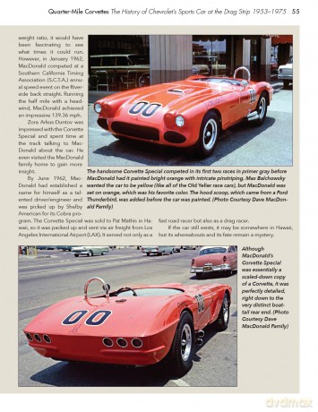 Quarter-Mile Corvettes: The History of Chevrolet's Sports Car at the Drag Strip - Steve Holmes [KSIĄŻKA]