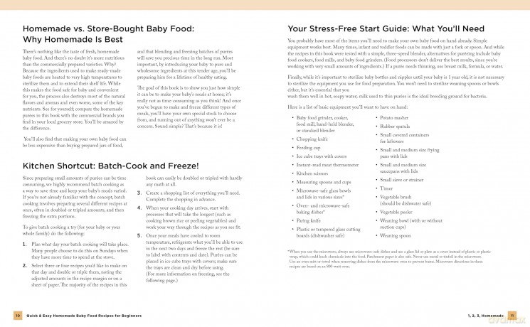 Quick and Easy Homemade Babyfood Recipes: Most Deliciously Nutritious Homemade Baby Food Recipes - Karin Knight [KSIĄŻKA]