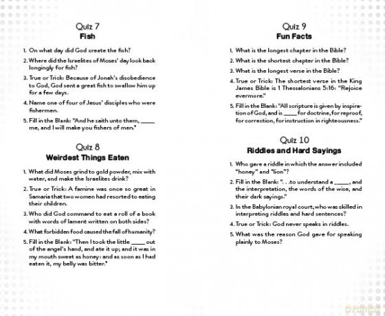 Quick Bible Quizzes: Prove Your Bible Knowledge in 300 Categories - Sara Stoker [KSIĄŻKA]