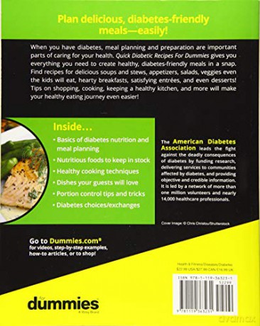 Quick Diabetic Recipes For Dummies - American Diabetes As [KSIĄŻKA]