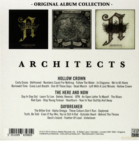 Architects: Original Album Collection [3CD]