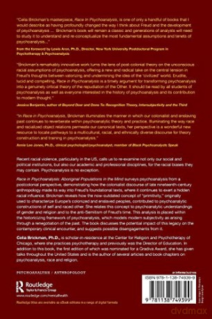 Race in Psychoanalysis: Aboriginal Populations in the Mind (Relational Perspectives Book Series) - Celia Brickman [KSIĄŻKA]