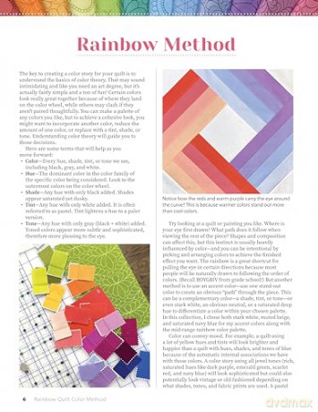 Rainbow Quilt Color Method: Learn the Art of Creating Multi-Color and Monotone Quilts with 15 Modern Patterns - Sarah Thomas [KSIĄŻKA]