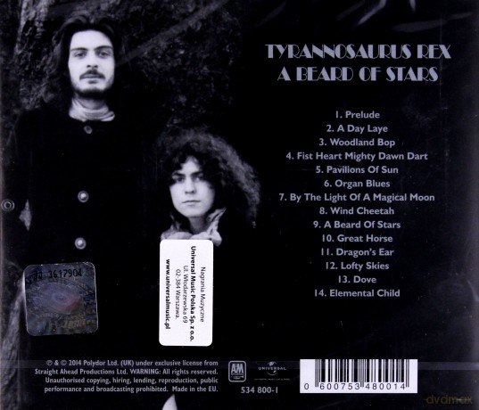 T.Rex: A Beard Of Stars [CD]