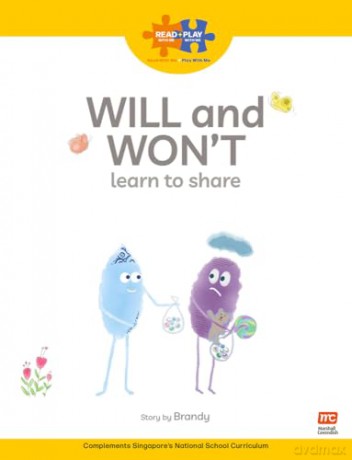 Read + Play Social Skills Bundle 2 Will and Won't learn to share [KSIĄŻKA]