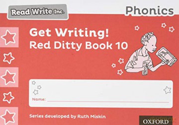 Read Write Inc. Phonics: Get Writing! Red Ditty Book 10 Pack of 10 - Ruth Miskin;Tim Arch [KSIĄŻKA]
