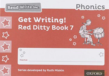 Read Write Inc. Phonics: Get Writing! Red Ditty Book 7 Pack of 10 - Ruth Miskin [KSIĄŻKA]