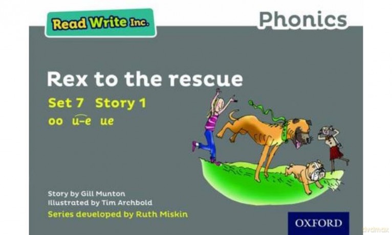 Read Write Inc. Phonics: Grey Set 7 Storybook 1 Rex to the Rescue [KSIĄŻKA]