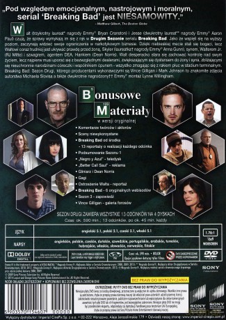 Breaking Bad sezon 2 [BOX] [4DVD]