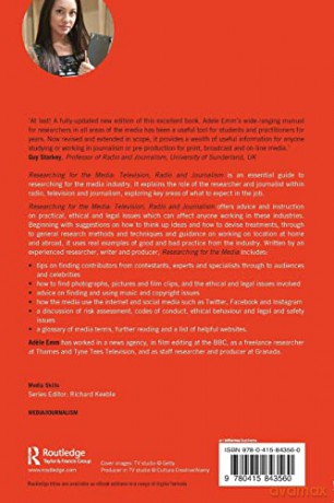 Researching for the Media: Television, Radio and Journalism (Media Skills) - Adele Emm [KSIĄŻKA]