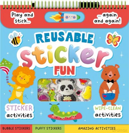 Reusable Sticker Fun (Activity book packed full of stickers!) - Igloo Books [KSIĄŻKA]