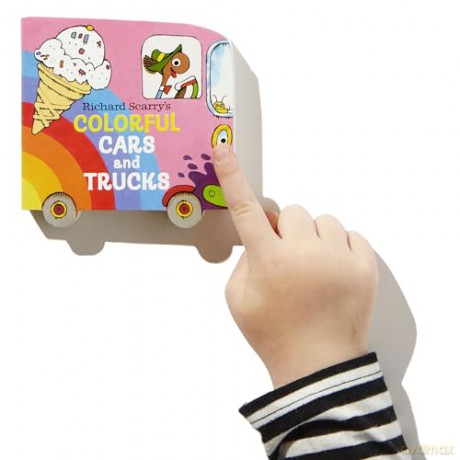 Richard Scarry's Colorful Cars and Trucks (Richard Scarry's Busy World) - Richard Scarry [KSIĄŻKA]