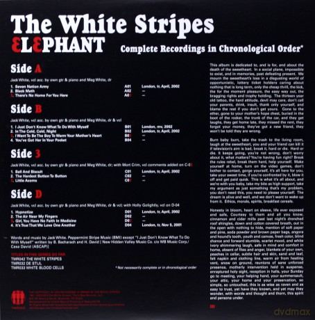 The White Stripes: Elephant (US Version) [2xWINYL]