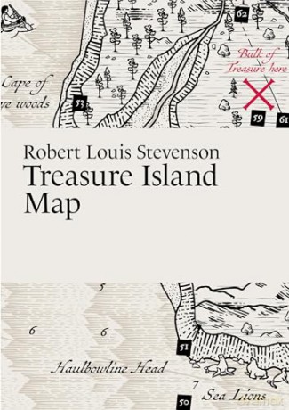 Robert Louis Stevenson, Treasure Island Map (Literary Maps Series Series) - Martin Thelander