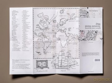 Robert Louis Stevenson, Treasure Island Map (Literary Maps Series Series) - Martin Thelander