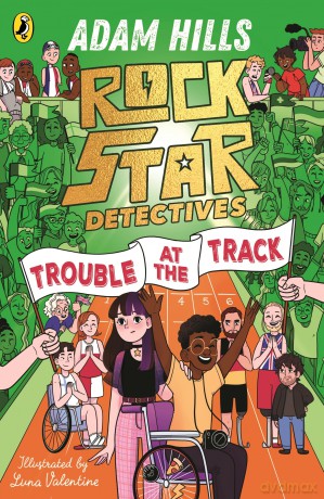 Rockstar Detectives: Trouble at the Track - Adam Hills [KSIĄŻKA]
