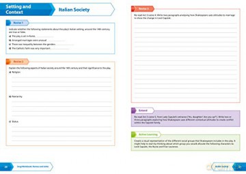 Romeo and Juliet AQA GCSE 9 - 1 English Literature Workbook: Ideal for the 2025 and 2026 exams (Collins GCSE 9-1 Snap Revision) - Ian Kirby [KSIĄŻKA]