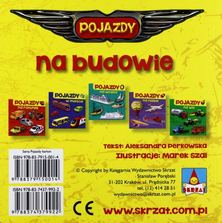 Pojazdy Na budowie - Aleksandra Perkowska [KSIĄŻKA]