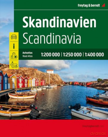 Scandinavia Road Atlas: wegenatlas schaal 1:200.000/250.000/400.000 (F&B Atlassen)