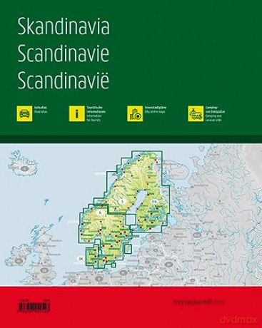 Scandinavia Road Atlas: wegenatlas schaal 1:200.000/250.000/400.000 (F&B Atlassen)
