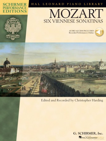 Schirmer Performance Editions Mozart Six Viennese Sonatinas Pf Bk/Cd [KSIĄŻKA]