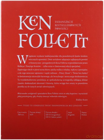 Ken Follett: Filary Ziemi + Świat bez końca [BOX] [8DVD]