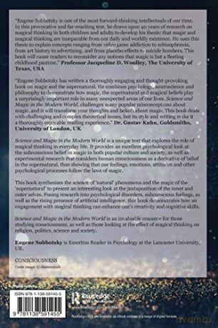 Science and Magic in the Modern World: Psychological Perspectives on Living with the Supernatural - Eugene V. Subbotsky [KSIĄŻKA]
