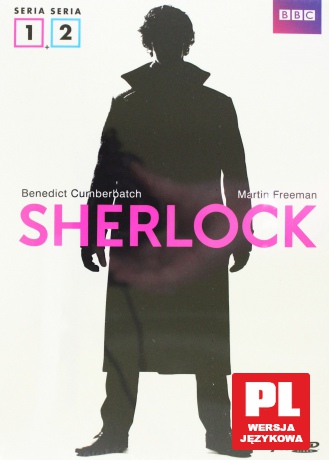 Sherlock seria 1+2 (box biały) (BBC) [BOX] [7DVD]
