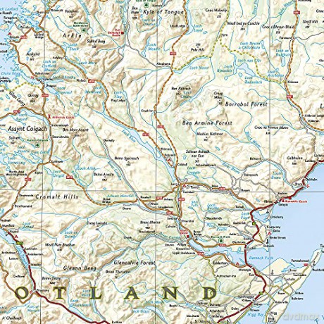 Scotland Map: Travel Maps International Adventure Map (National Geographic Adventure Map) - National Geographic