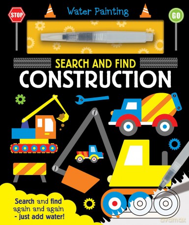Search and Find Construction (Water Painting Search and Find) - Georgie Taylor [KSIĄŻKA]
