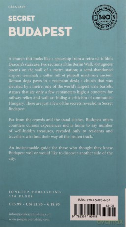 Secret Budapest Guide: A guide to the unusual and unfamiliar (Secret Guides) - Geza Papp [KSIĄŻKA]