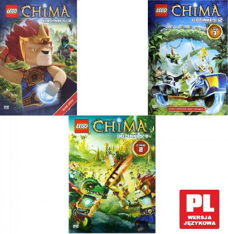 LEGO Chima 1+2+3 Pakiet [3DVD]