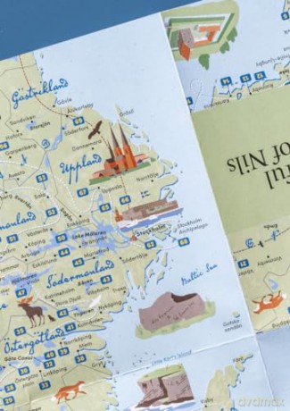 Selma Lagerlöf, The Wonderful Adventures of Nils Map (Literary Maps Series Series) - Martin Thelander