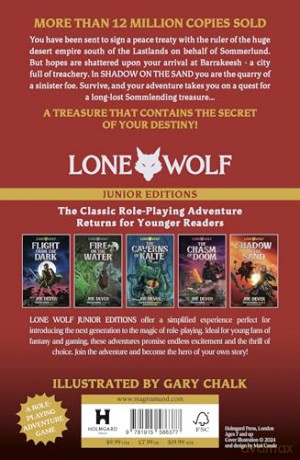 Shadow on the Sand: Lone Wolf Junior Edition 5: Lone Wolf #5 - Joe Dever [KSIĄŻKA]