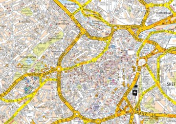 Sheffield A-Z Pocket Street Map