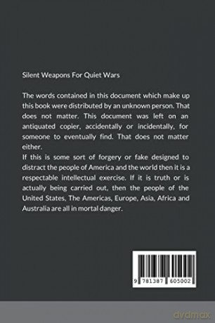 Silent Weapons For Quiet Wars: With a Foreword by James Senna - Anonymous [KSIĄŻKA]