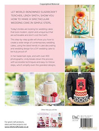 Simply Modern Wedding Cakes: Over 20 contemporary designs for remarkable yet achievable wedding cakes - Lindy Smith [KSIĄŻKA]