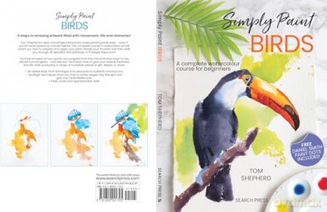 Simply Paint Birds: A complete watercolour course for beginners - Tom Shepherd [KSIĄŻKA]