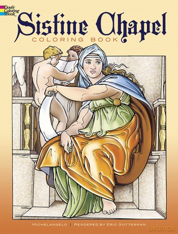 Sistine Chapel Coloring Book (Dover Art Coloring Book) - Eric Gottesman [KSIĄŻKA]
