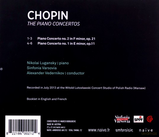 Nikolai Lugansky: Chopin The Piano Concertos [CD]