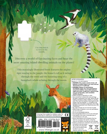 Sounds of the Wild: Discover incredible island animals - Butterfield Moira [KSIĄŻKA]