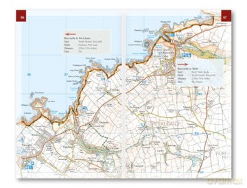 South West Coast Path Map Booklet - Vol 1: Minehead to St Ives: 1:25,000 OS Route Mapping - Paddy Dillon