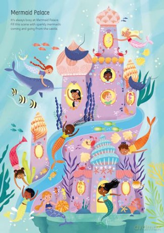 Sparkly Mermaids Sticker Book (Sparkly Sticker Books) - Alice Beecham [KSIĄŻKA]