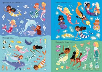 Sparkly Mermaids Sticker Book (Sparkly Sticker Books) - Alice Beecham [KSIĄŻKA]