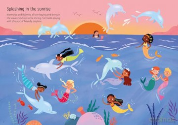 Sparkly Mermaids Sticker Book (Sparkly Sticker Books) - Alice Beecham [KSIĄŻKA]