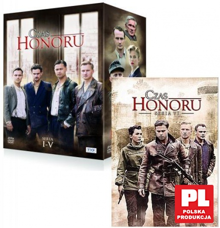 Czas Honoru sezon 1+2+3+4+5+6 Pakiet [BOX] [24DVD]